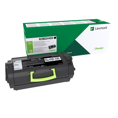 Originálny toner Lexmark 63B2H00, čierny, 25000 strán