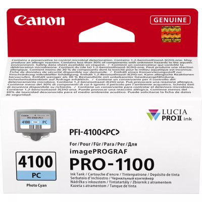 Originálny atrament Canon PFI-4100PC (6781C001), photo azúrový, 80 ml
