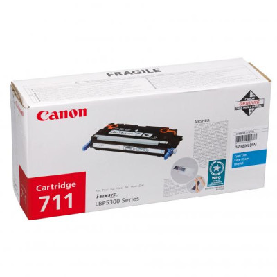 Originálny toner Canon CRG-711C (1659B002), azúrový, 6000 strán
