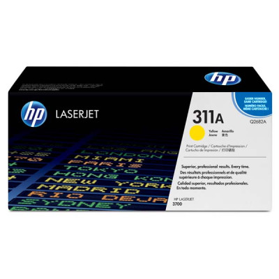 Originálny toner HP Q2682A (311A), žltý, 6000 strán