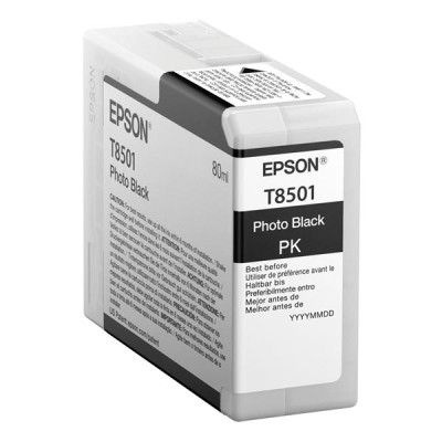 Originálny atrament Epson T8501 (C13T850100), photo čierny, 80 ml