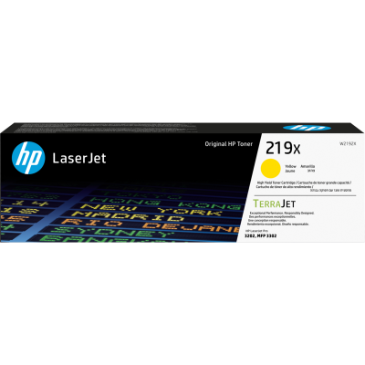 Originálny toner HP W2192X (219X), žltý, 2500 strán