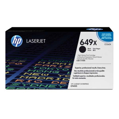 Originálny toner HP CE260X (649X), čierny, 17000 strán
