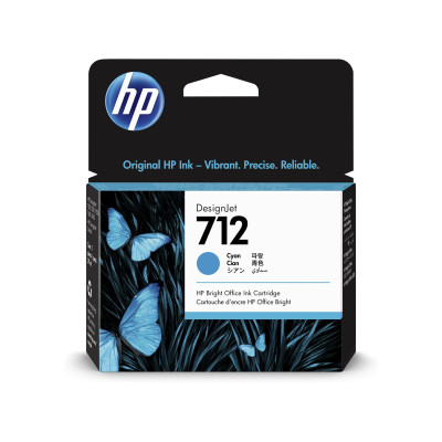 Originálny atrament HP 3ED67A (712), azúrový, 29 ml