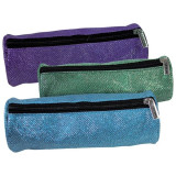 Penál Donau na zip - etue, metalický, mix barev