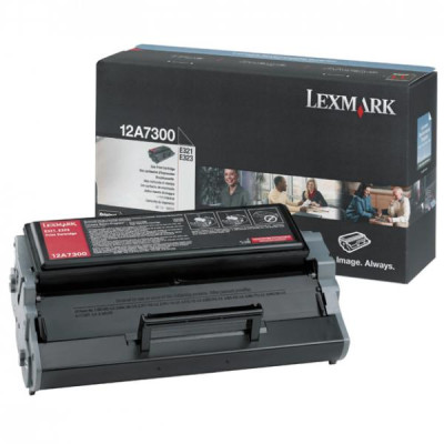 Originálny toner Lexmark 12A7300, čierny, 3000 strán