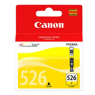 Originálny atrament Canon CLI-526Y (4543B001), žltý, 9 ml