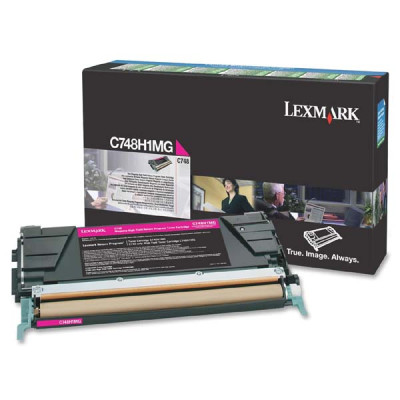 Originálny toner Lexmark C748H1MG, purpurový, 10000 strán