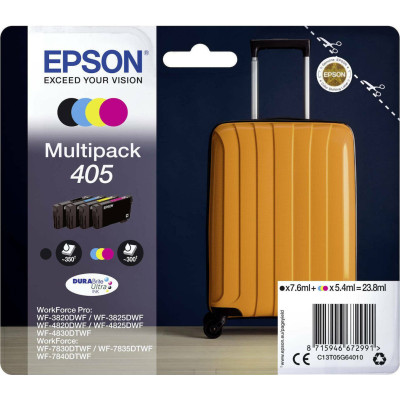 Originálny atrament Epson T05G6 (C13T05G64010, 405), CMYK, 4-pack