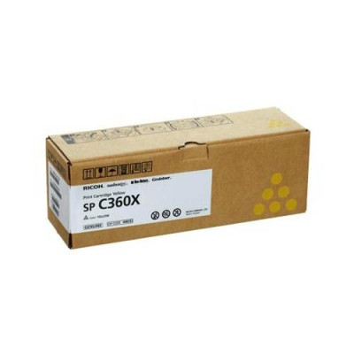 Originálny toner Ricoh 408191, žltý, 1500 strán