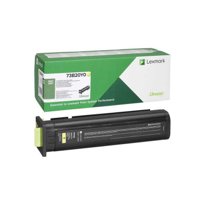 Originálny toner Lexmark 73B20Y0 (73B0040), žltý, 15000 strán
