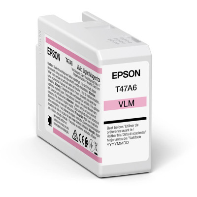 Originálny atrament Epson T47A6 (C13T47A60N), svetlo purpurový, 50 ml