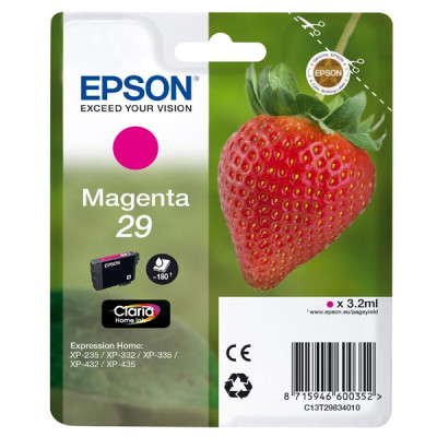 Originálny atrament Epson T2983 (C13T29834012, 29), purpurový, 3,2 ml