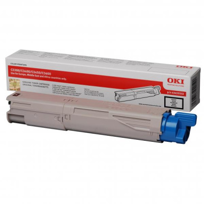Originálny toner Oki C3300 (43459332), čierny, 2500 strán
