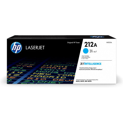 Originálny toner HP W2121A (212A), azúrový, 4500 strán