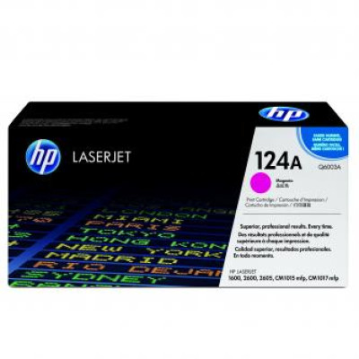 Originálny toner HP Q6003A (124A), purpurový, 2000 strán