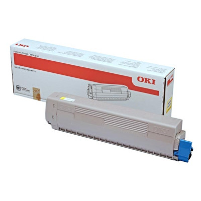 Originálny toner Oki MC853 (45862837), žltý, 7300 strán