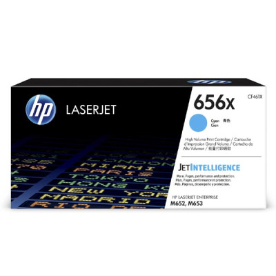 Originálny toner HP CF461X (656X), azúrový, 22000 strán