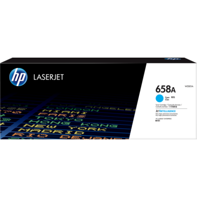 Originálny toner HP W2001A (658A), azúrový, 6000 strán