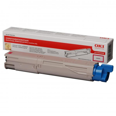 Originálny toner Oki C3300 (43459330), purpurový, 2500 strán