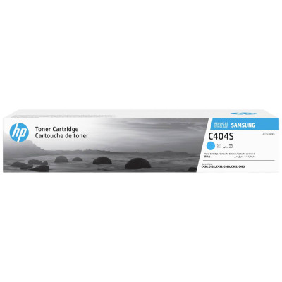 Samsung CLT-C404S (ST966A), originálny toner, azúrový