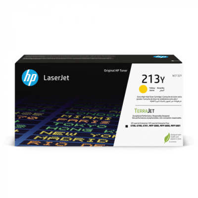 Originálny toner HP W2132Y (213Y), žltý, 12000 strán
