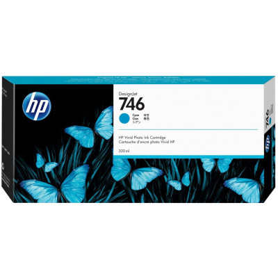 Originálny atrament HP P2V80A (746), azúrový, 300 ml
