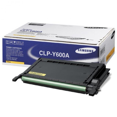 Originálny toner Samsung CLP-Y600A, žltý, 4000 strán