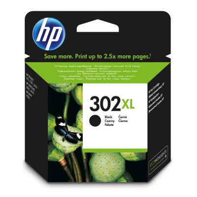 Originálny atrament HP F6U68AE (302XL), čierny, 480 strán (8,5 ml)