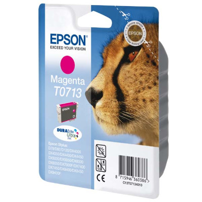 Originálny atrament Epson T0713 (C13T07134012), purpurový, 270 strán (5,5 ml)