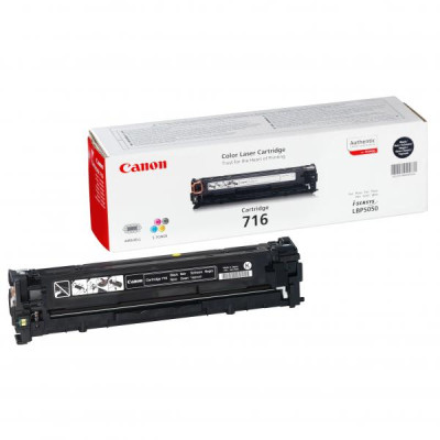 Originálny toner Canon CRG-716Bk (1980B002), čierny, 2300 strán