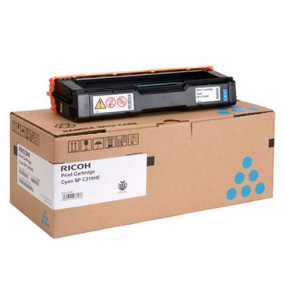 Originálny toner Ricoh 406349, azúrový, 2500 strán