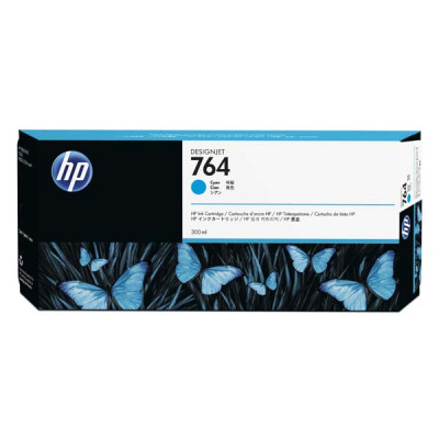 Originálny atrament HP C1Q13A (764), azúrový, 300 ml
