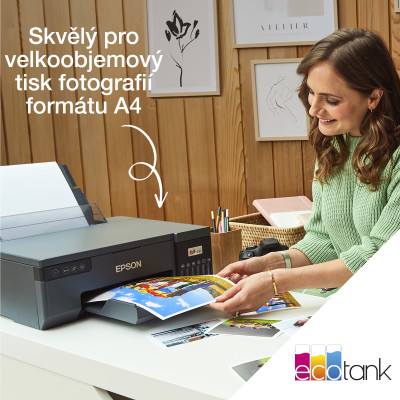 Atramentová tlačiareň Epson EcoTank L8050 (C11CK37402)