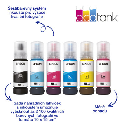 Atramentová tlačiareň Epson EcoTank L8050 (C11CK37402)