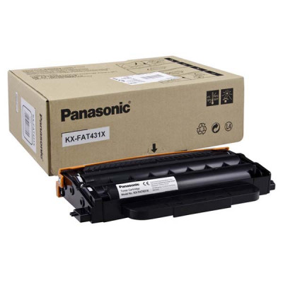Originálny toner Panasonic KX-FAT431X, čierny, 6000 strán