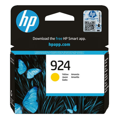 Originálny atrament HP 4K0U5NE (924), žltý, 400 strán