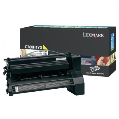 Originálny toner Lexmark C780H1YG, žltý, 10000 strán