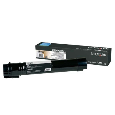 Originálny toner Lexmark C950X2KG, čierny, 32000 strán