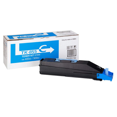 Originálny toner Kyocera TK-855C, azúrový, 18000 strán