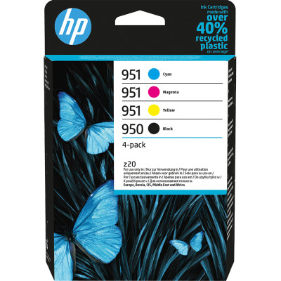 Originálny atrament HP 6ZC65AE (950/951), CMYK, 1000/700 strán, 4-pack