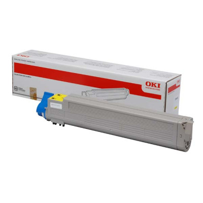 Originálny toner Oki C9655 (43837129), žltý, 22000 strán