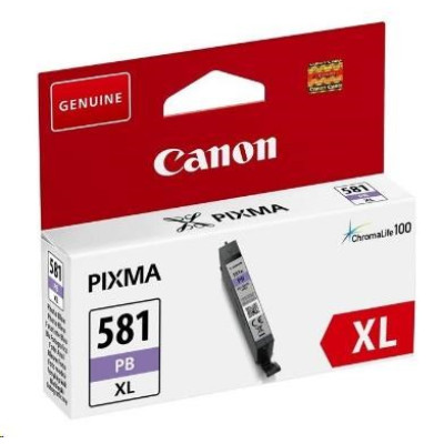 Originálny atrament Canon CLI-581XL PB  (2053C001), photo azúrový, 8,3 ml, XL