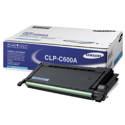 Originálny toner Samsung CLP-C600A, azúrový, 4000 strán