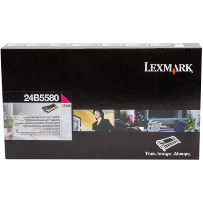 Originálny toner Lexmark 24B5580, purpurový, 10000 strán