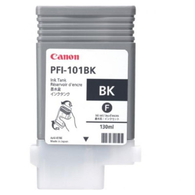 Originálny atrament Canon PFI-101Bk (0883B001), čierny, 130 ml