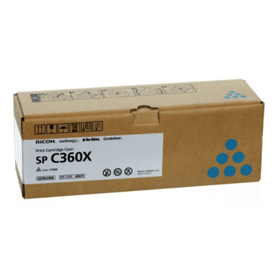 Originálny toner Ricoh 408251, azúrový, 9000 strán