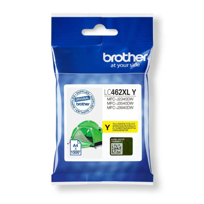 Originálny atrament Brother LC-462XLY, žltý, 1500 strán, XL