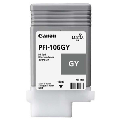 Originálny atrament Canon PFI-106Gy (6630B001), šedý, 130 ml