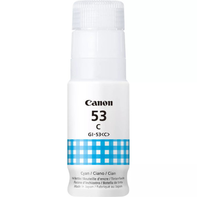 Originálny atrament Canon GI-53C (4673C001), azúrový, 3700 strán (60 ml)